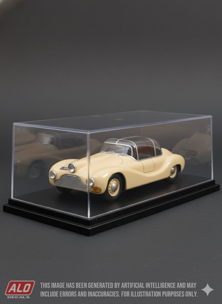 1949 TULPENRALLYE #99 GATSO AERO 4000 KLAAS BARENDREGT/THEO VAN ELLINGHUISEN 1:43 DECALS