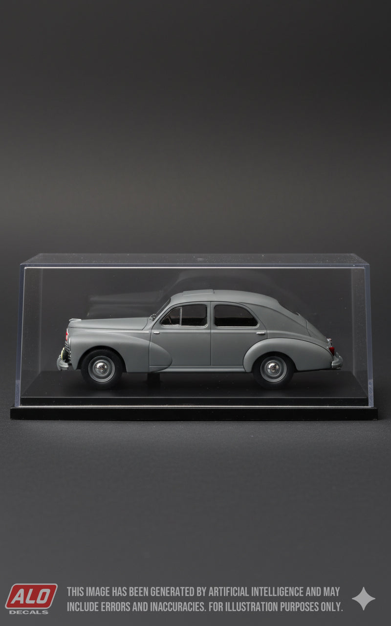 1951 MONTE CARLO RALLY #129 PEUGEOT 203 JACQUELINE BOESWILLWALD/LISE RENAUD 1:43 DECALS