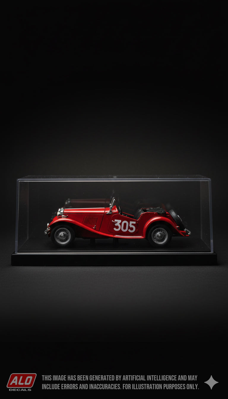 1951 TOUR DE FRANCE #305 MG TD ERNEST DE REGIBUS/ESTACHY 1:43 DECALS