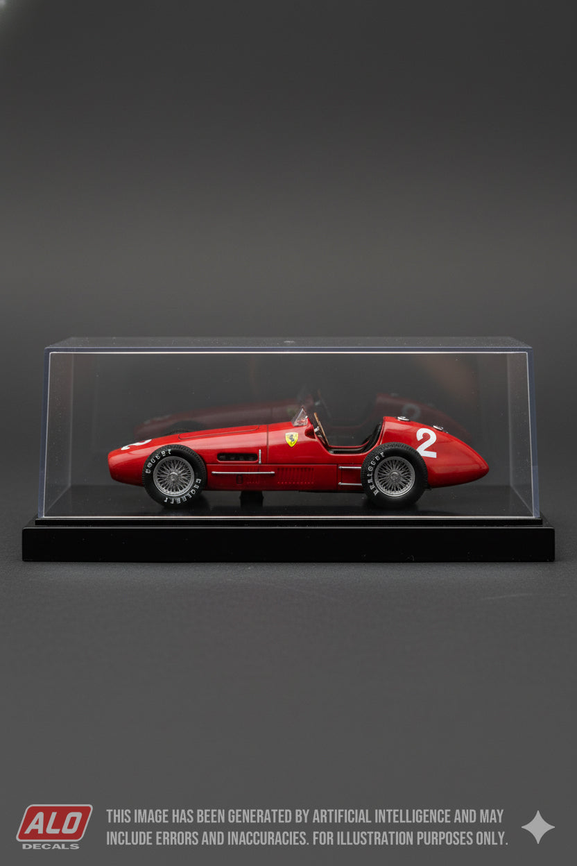 1952 DUTCH GP #2 FERRARI 500 ALBERTO ASCARI 1:43 DECALS
