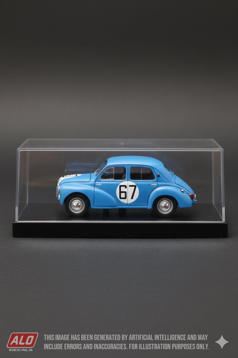 1952 LE MANS 24 HOURS #67 RENAULT 4CV JEAN REDELE/GUY LAPCHIN 1:43 DECALS