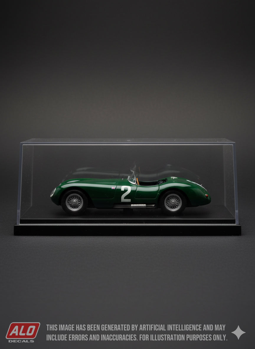 1952 MADERA #2 JAGUAR C-TYPE PHIL HILL 1:43 DECALS