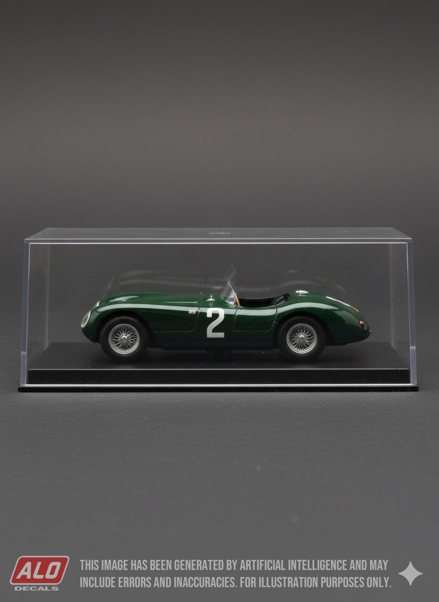 1952 TORREY PINES #2 JAGUAR C-TYPE PHIL HILL 1:43 DECALS