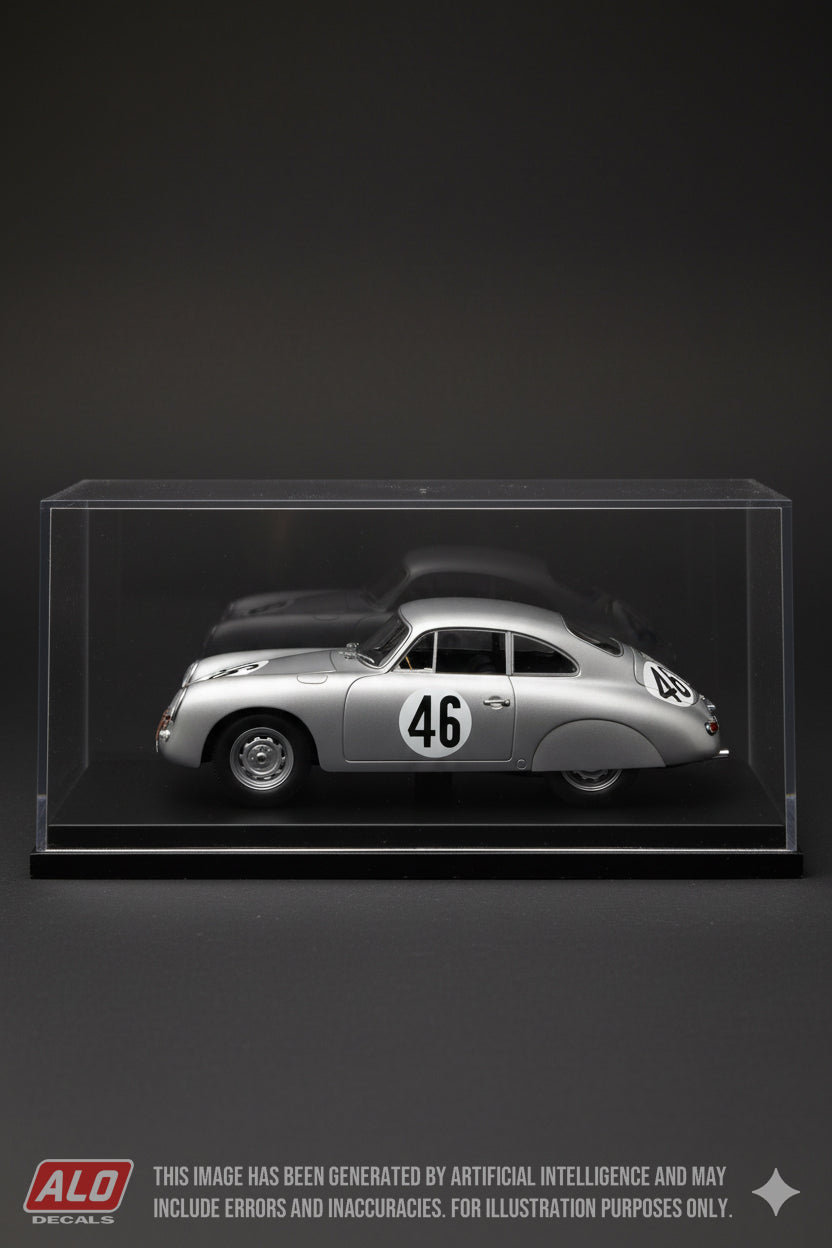 1953 LE MANS 24 HOURS #46 PORSCHE 356 GUSTAVE OLIVIER/EUGENE MARTIN 1:43 DECALS