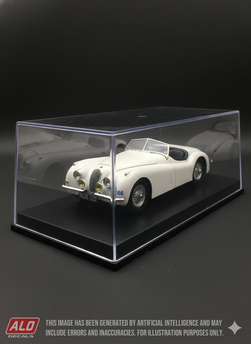 1953 RAC RALLY #166 JAGUAR XK120 IAN APPLEYARD/PATRICIA APPLEYARD 1:43 DECALS