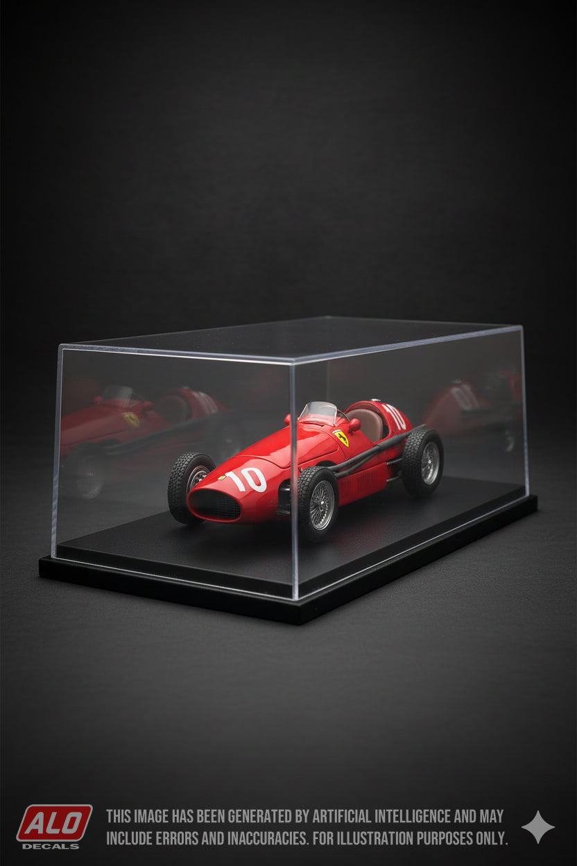 1954 ARGENTINE GP #10 FERRARI 625 GIUSEPPE "NINO" FARINA 1:43 DECALS