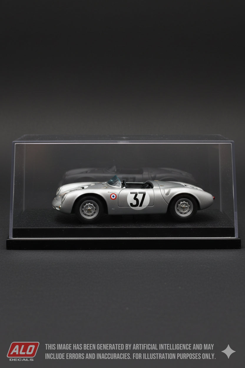 1955 LE MANS 24 HOURS #37 PORSCHE 550 HELMUT POLENSKY/RICHARD VON FRANKENBERG 1:43 DECALS