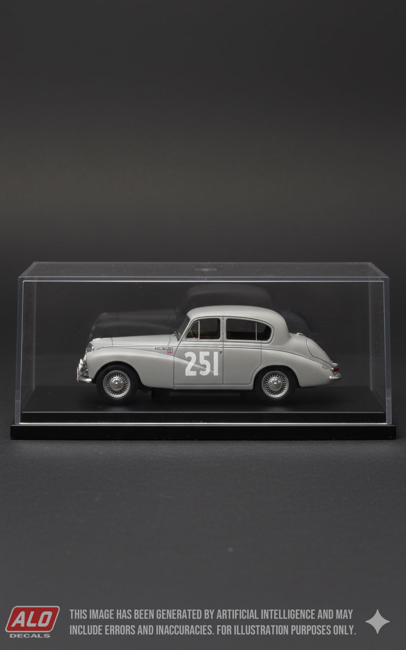 1955 MONTE CARLO RALLY #251 SUNBEAM MK.III PETER HARPER/DAVID HUMPHREY 1:43 DECALS