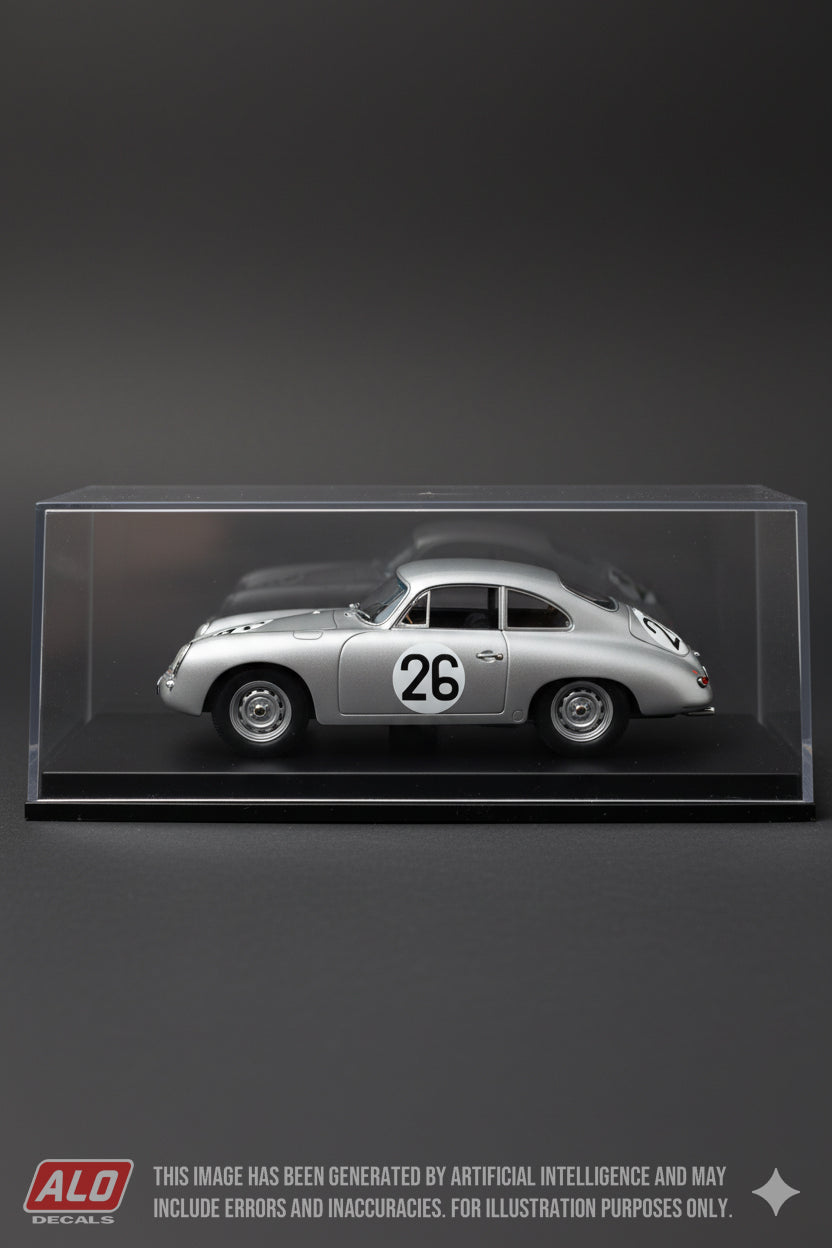 1956 LE MANS 24 HOURS #26 PORSCHE 356 MAX NATHAN/HELM GLÖCKLER 1:43 DECALS
