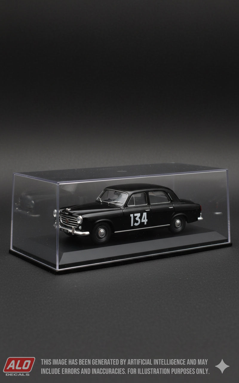 1956 MONTE CARLO RALLY #134 PEUGEOT 403 PAUL SOUCHON/ANDRE GERAKIS 1:43 DECALS