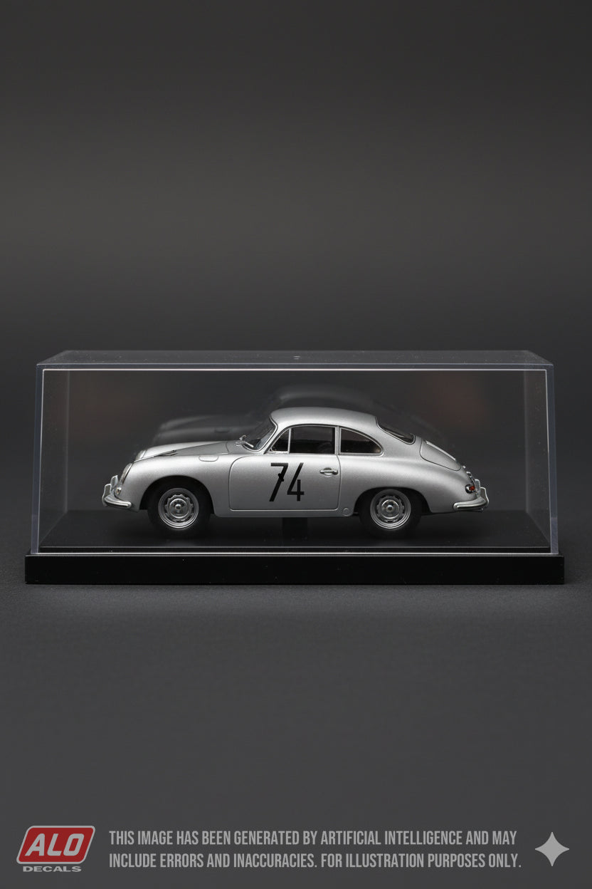 1956 NÜRBURGRING 1000 KMS #74 PORSCHE 356 KARL FALK/ALBERT JOCH 1:43 DECALS