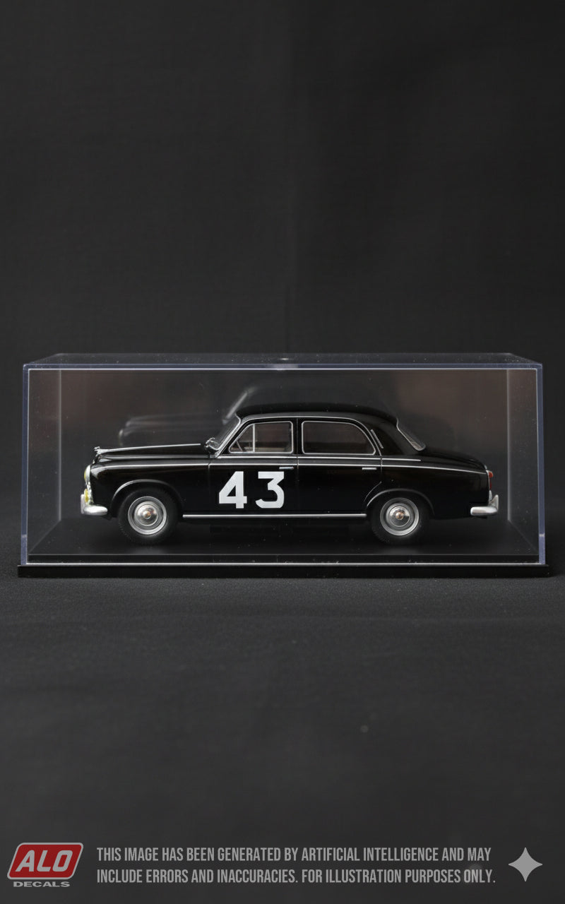 1956 ROUTES DU NORD #43 PEUGEOT 403 RAYMOND QUILICO/FRANS STURBELLE 1:43 DECALS