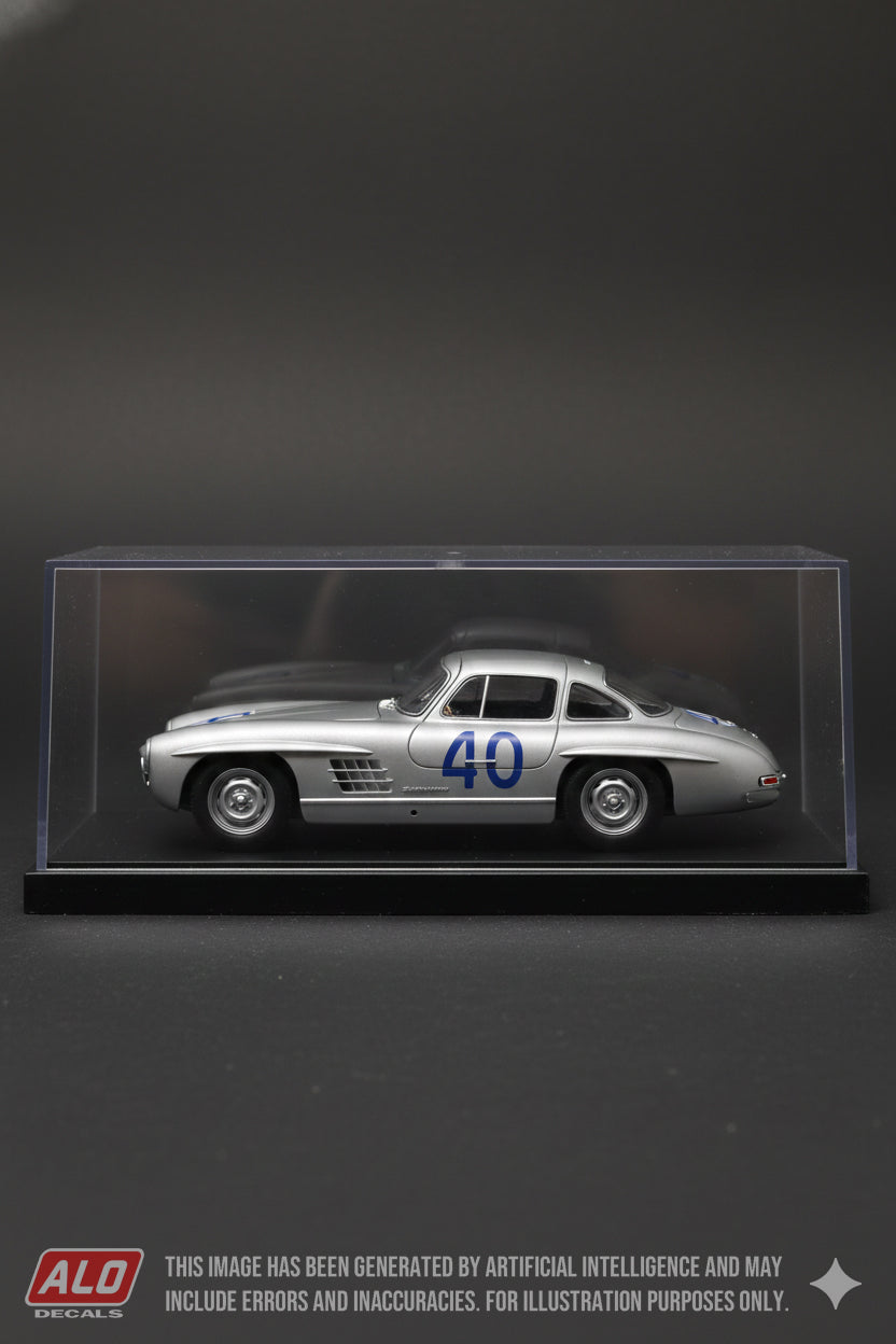 1956 TARGA FLORIO #40 MERCEDES-BENZ 300SL ARMANDO ZAMPIERO/MARIO SACCHIERO 1:43 DECALS
