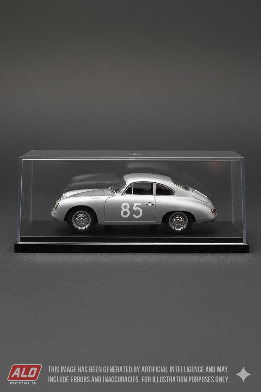 1957 TOUR DE CORSE #85 PORSCHE 356 PAUL ERNST STRÄHLE/HANS WENCHER 1:43 DECALS