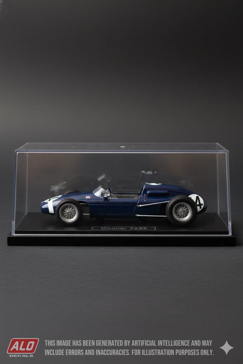 1958 ARGENTINE GP #14 COOPER T43 STIRLING MOSS 1:43 DECALS