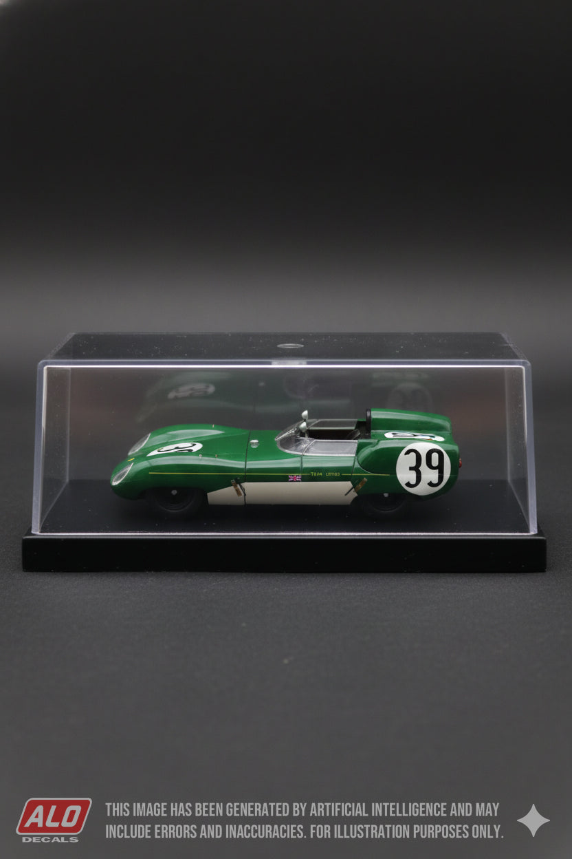 1958 LE MANS 24 HOURS #39 LOTUS XI BILL FROST/BOB HICKS 1:43 DECALS
