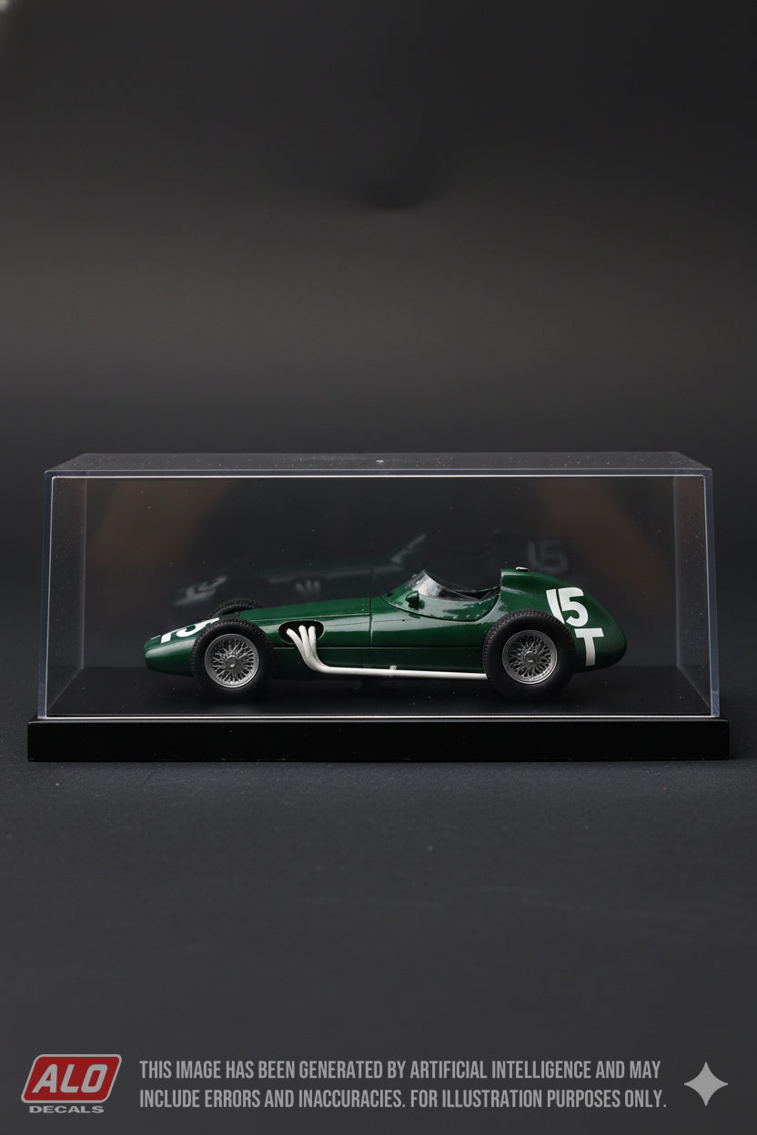 1958 DUTCH GP PRACTICE #15T BRM P25 HARRY SCHELL 1:43 DECALS