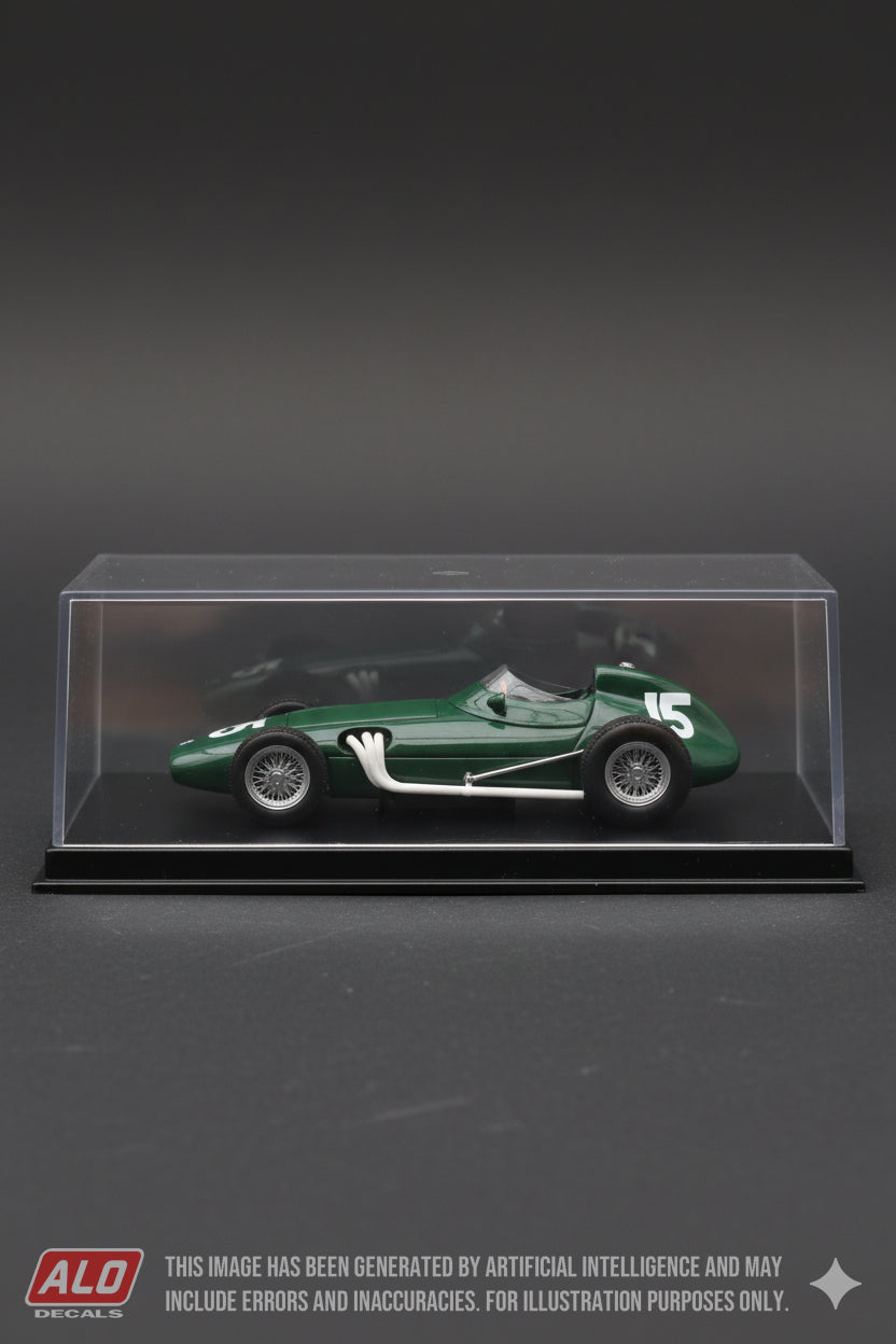 1958 DUTCH GP #15 BRM P25 HARRY SCHELL 1:43 DECALS