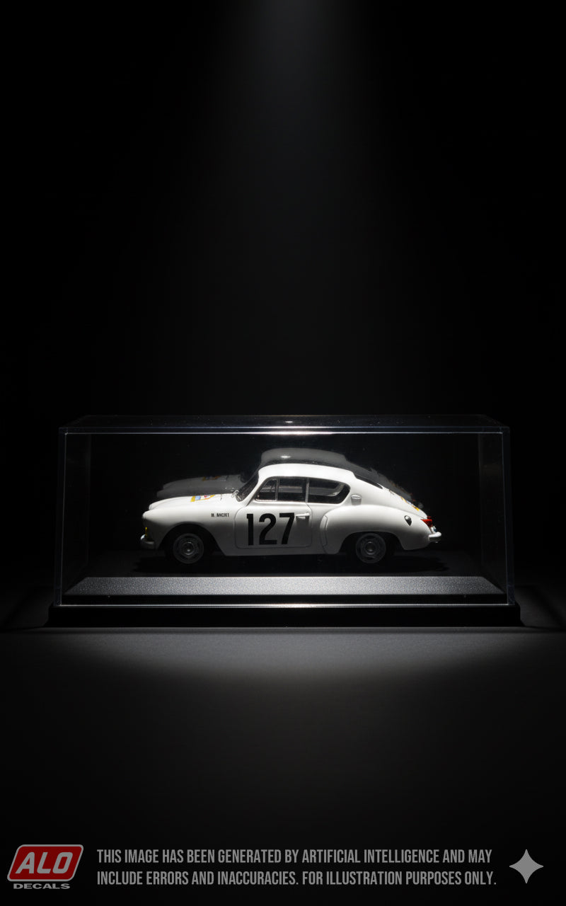 1958 TOUR DE FRANCE #127 ALPINE A106 MAURICE MICHY/JACQUES RAMBAUD 1:43 DECALS