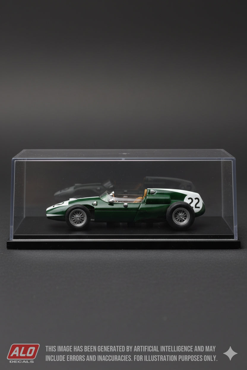 1959 ITALIAN GP #22 COOPER T45 JACK FAIRMAN 1:43 DECALS
