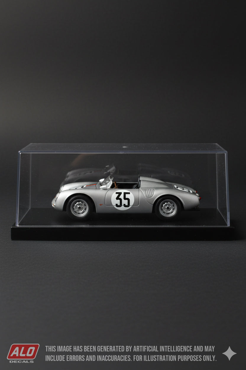 1959 LE MANS 24 HOURS #35 PORSCHE 550 JEAN KERGUEN/ROBERT LA CAZE 1:43 DECALS