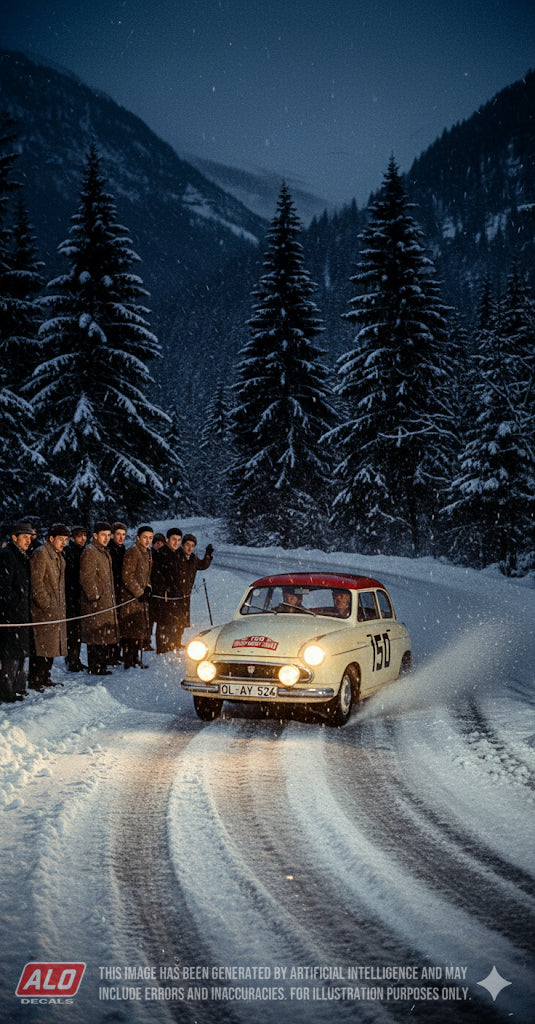 1959 MONTE CARLO RALLY #150 LLOYD ALEXANDER HERBERT FREESE/WALTER-OTTO MULLER 1:43 DECALS