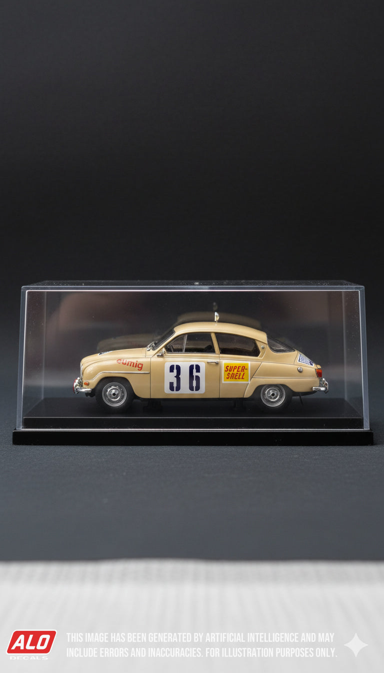 1960 THOUSAND LAKES RALLY #36 SAAB 96 CARL-OTTO BREMER/LAMPI JUHANI 1:43 DECALS