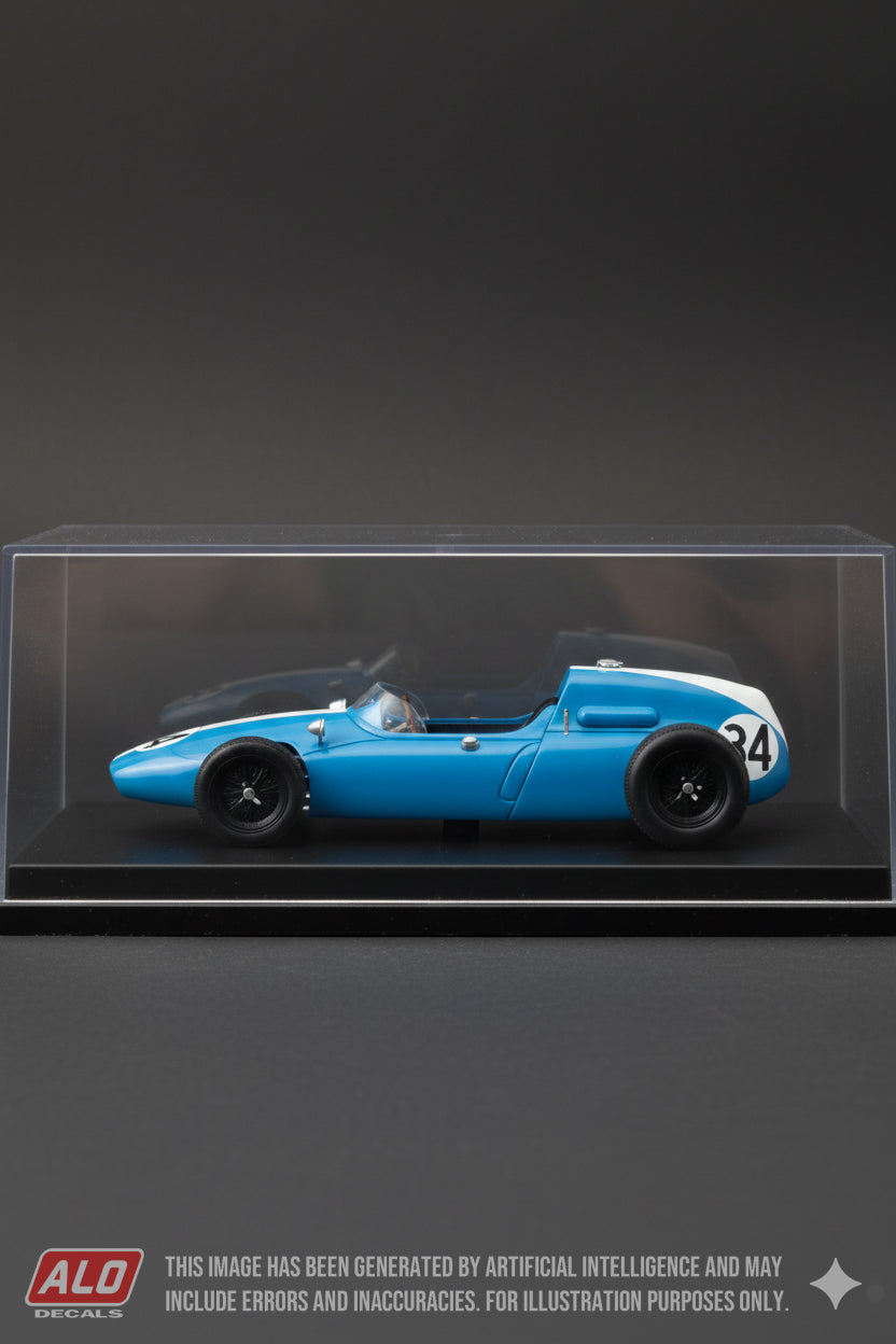 1960 ARGENTINE GP #34 COOPER T51 HARRY SCHELL 1:43 DECALS