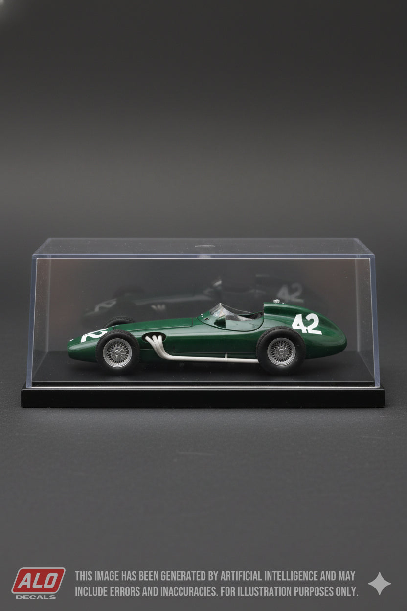 1960 ARGENTINE GP #42 BRM P25 GRAHAM HILL 1:43 DECALS