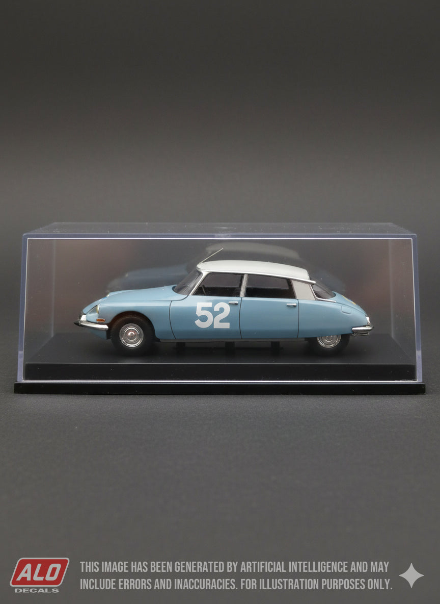 1960 COUPE DES ALPES #52 CITROËN DS PAUL COLTELLONI/JEAN-LOUIS LEMERLE 1:43 DECALS
