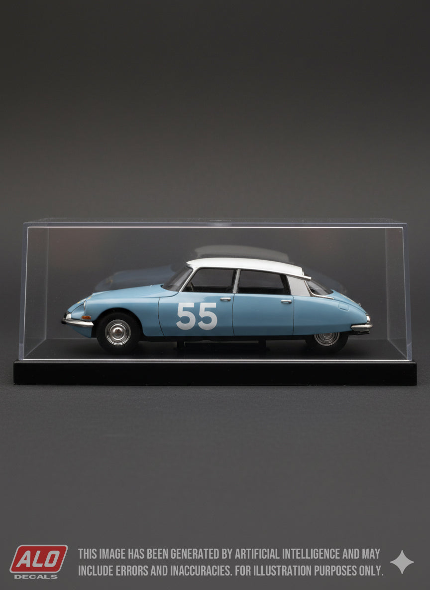 1960 COUPE DES ALPES #55 CITROËN DS RENE TRAUTMANN/JEAN-CLAUDE OGIER 1:43 DECALS