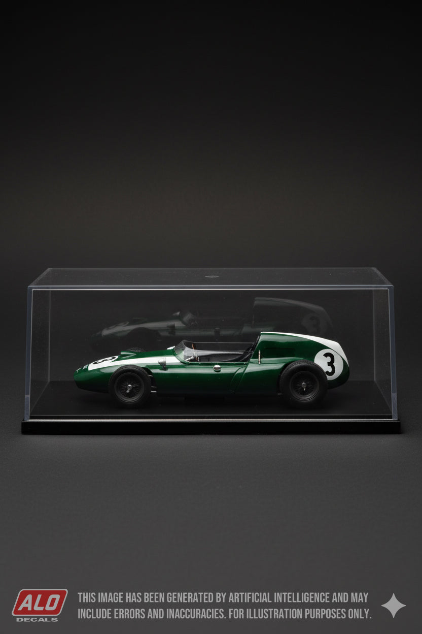 1960 BRITISH GP #3 COOPER T51 CHUCK DAIGH 1:43 DECALS