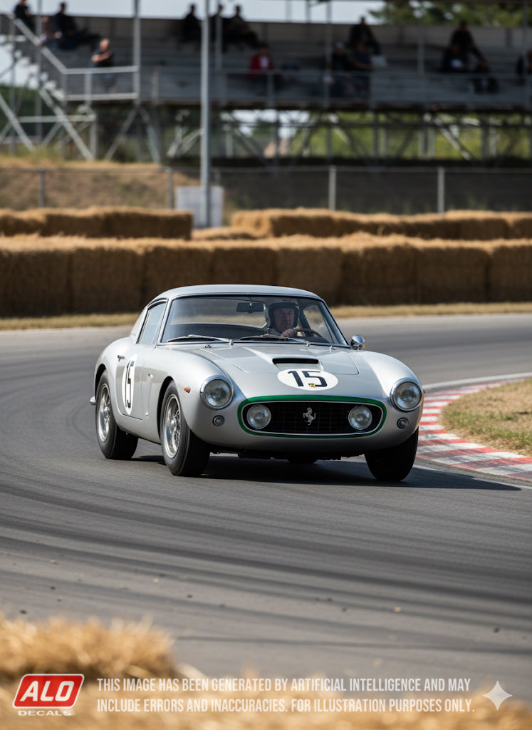 1960 LE MANS 24 HOURS #15 FERRARI 250 GT SWB GRAHAM WHITEHEAD/HENRY TAYLOR 1:43, 1:24, 1:18 DECALS