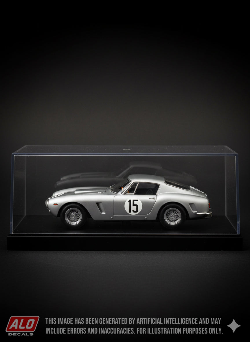 1960 LE MANS 24 HOURS #15 FERRARI 250 GT SWB GRAHAM WHITEHEAD/HENRY TAYLOR 1:43, 1:24, 1:18 DECALS