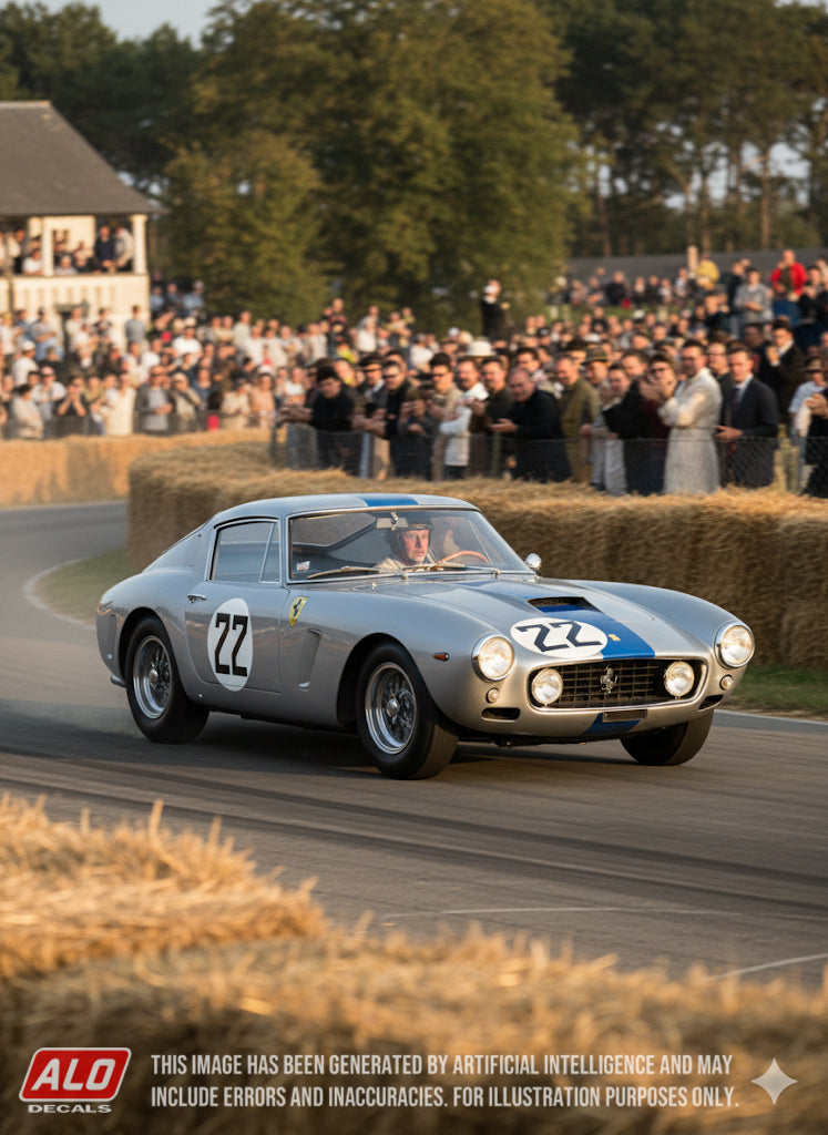 1960 LE MANS 24 HOURS #22 FERRARI 250 GT SWB "ELDE"/PIERRE NOBLET 1:43, 1:24, 1:18 DECALS