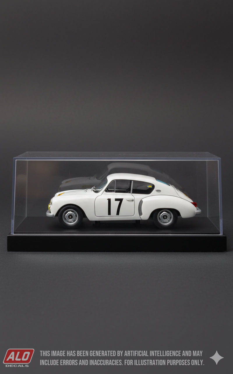 1960 LIEGE-ROME-LIEGE (MARATHON DE LA ROUTE) #17 ALPINE A106 JACQUES FERET/JEAN ESTAGER 1:43, 1:32 DECALS