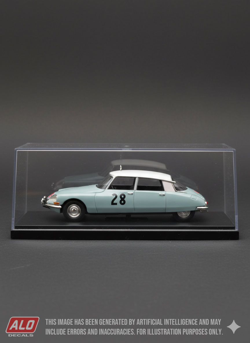 1960 MONTE CARLO RALLY #28 CITROËN DS STURE NOTTORP/BO HELLBERG 1:43 DECALS
