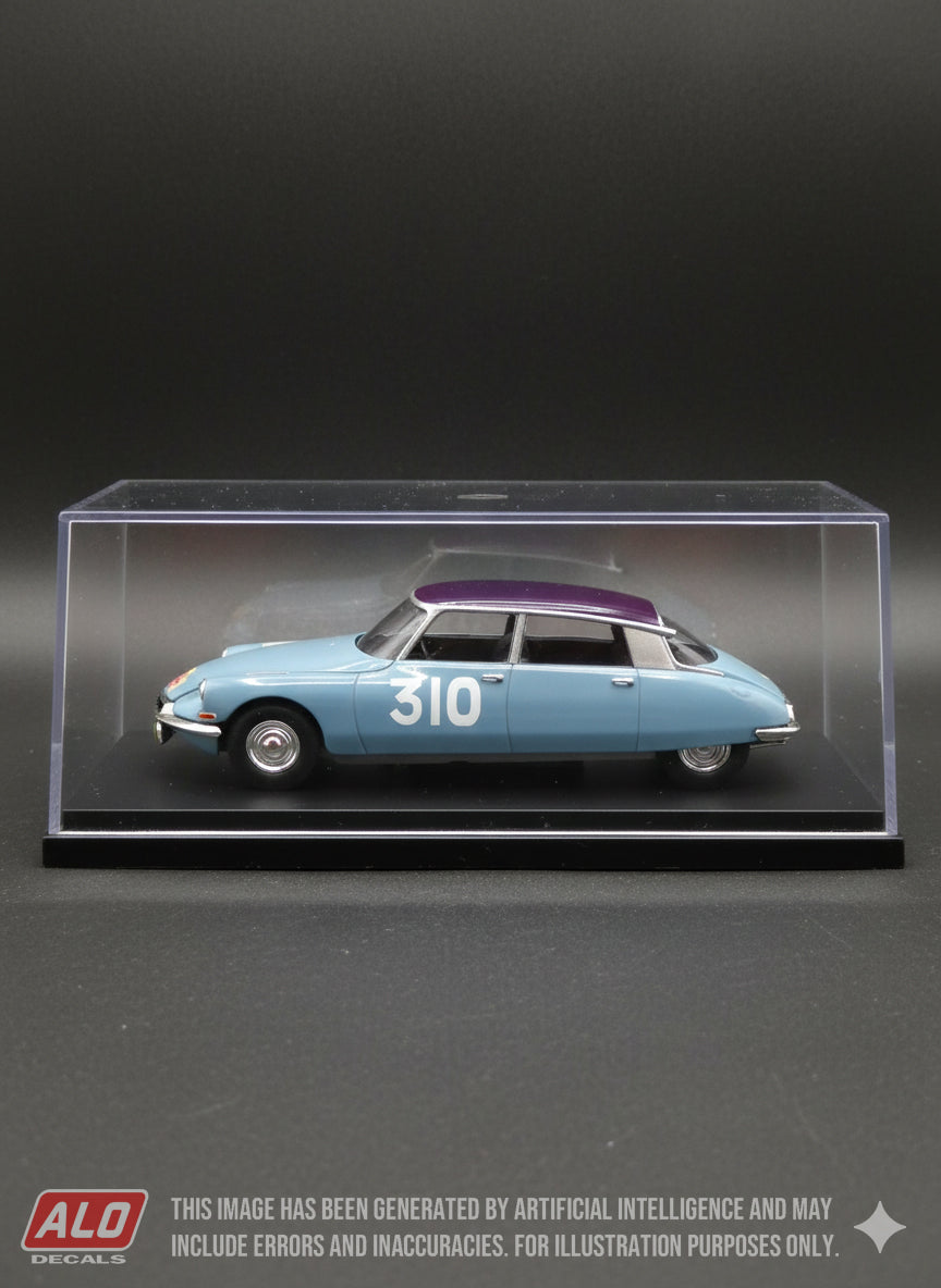 1960 MONTE CARLO RALLY #310 CITROËN DS HENRI MARANG/JACQUES BADOCHE 1:43 DECALS