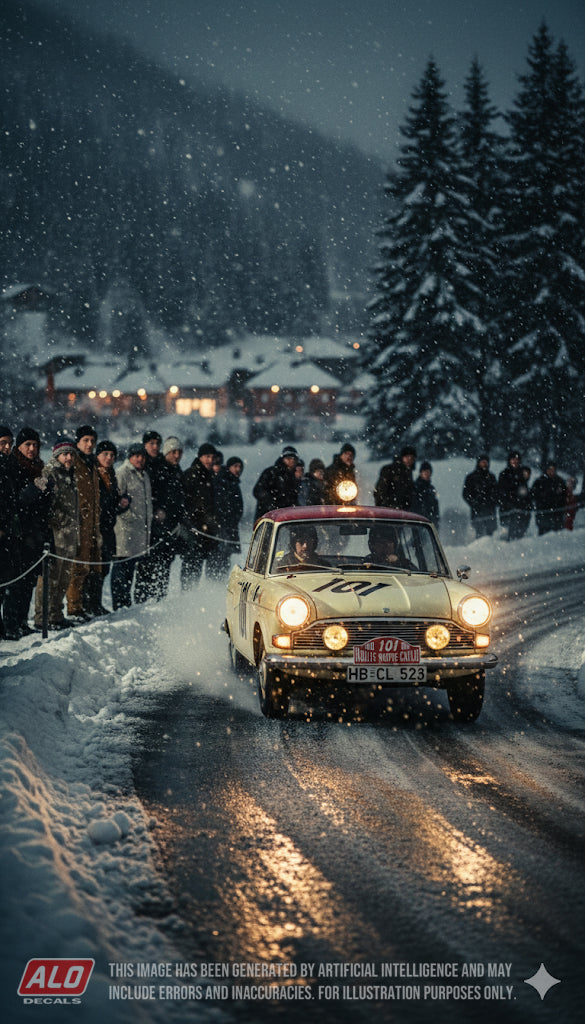 1960 MONTE CARLO RALLY #101 LLOYD ARABELLA HANS-HUGO HARTMANN/GUNTER ISENBUGEL 1:43 DECALS