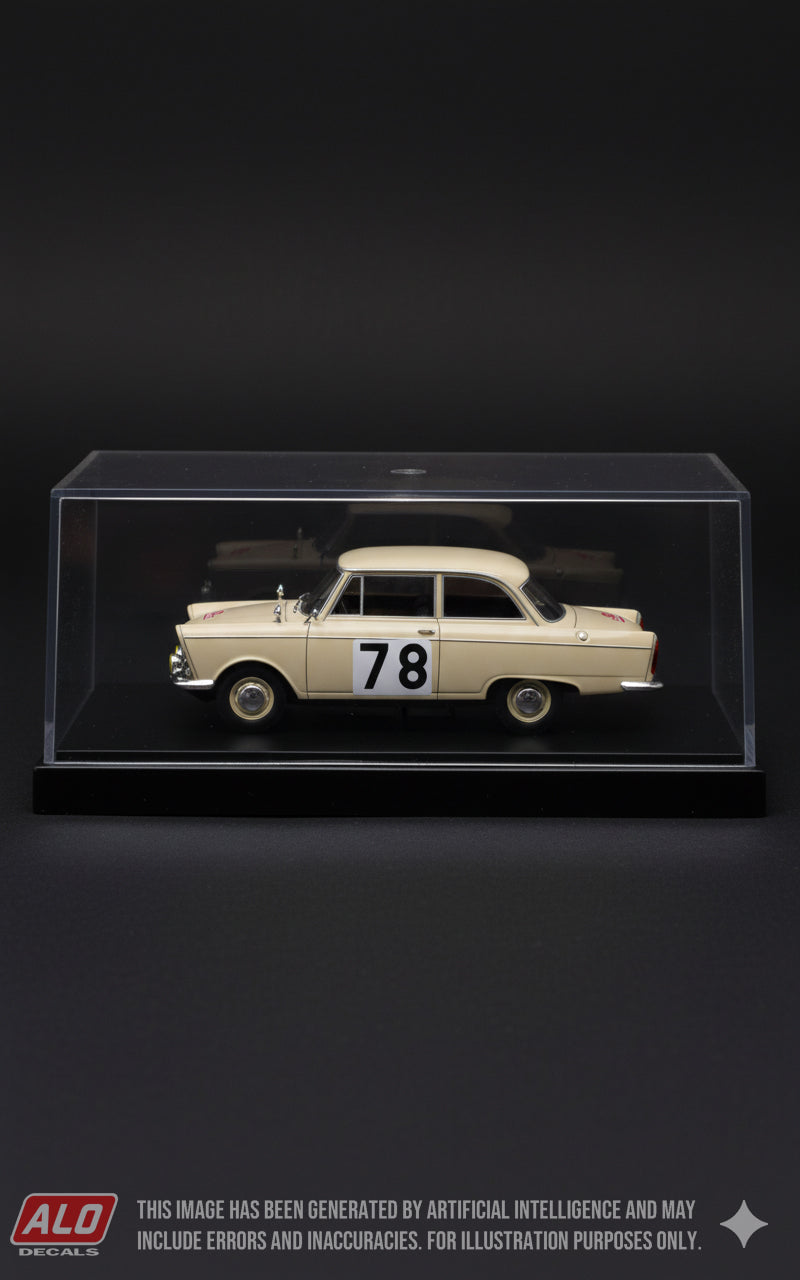 1960 MONTE CARLO RALLY #78 DKW JUNIOR GÜNTER SELBACH/GÜNTER WAGNER 1:43 DECALS
