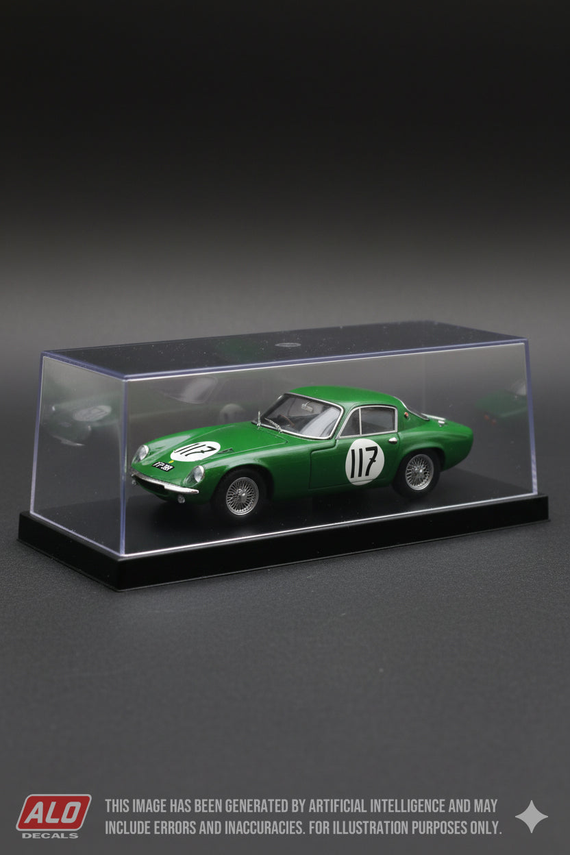 1960 NÜRBURGRING 1000 KMS #117 LOTUS ELITE ALAN STACEY/JOHN WAGSTAFF 1:43 DECALS