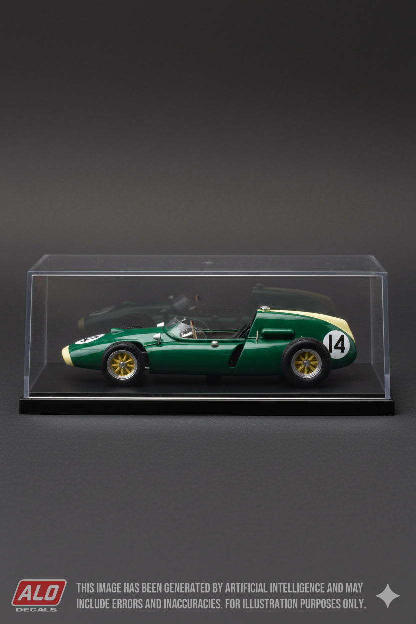 1960 UNITED STATES GP #14 COOPER T51 ROY SALVADORI 1:43 DECALS