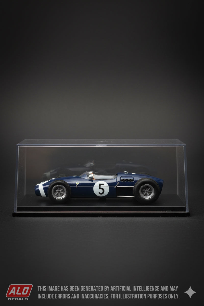 1960 UNITED STATES GP #5 LOTUS 18 STIRLING MOSS 1:43 DECALS