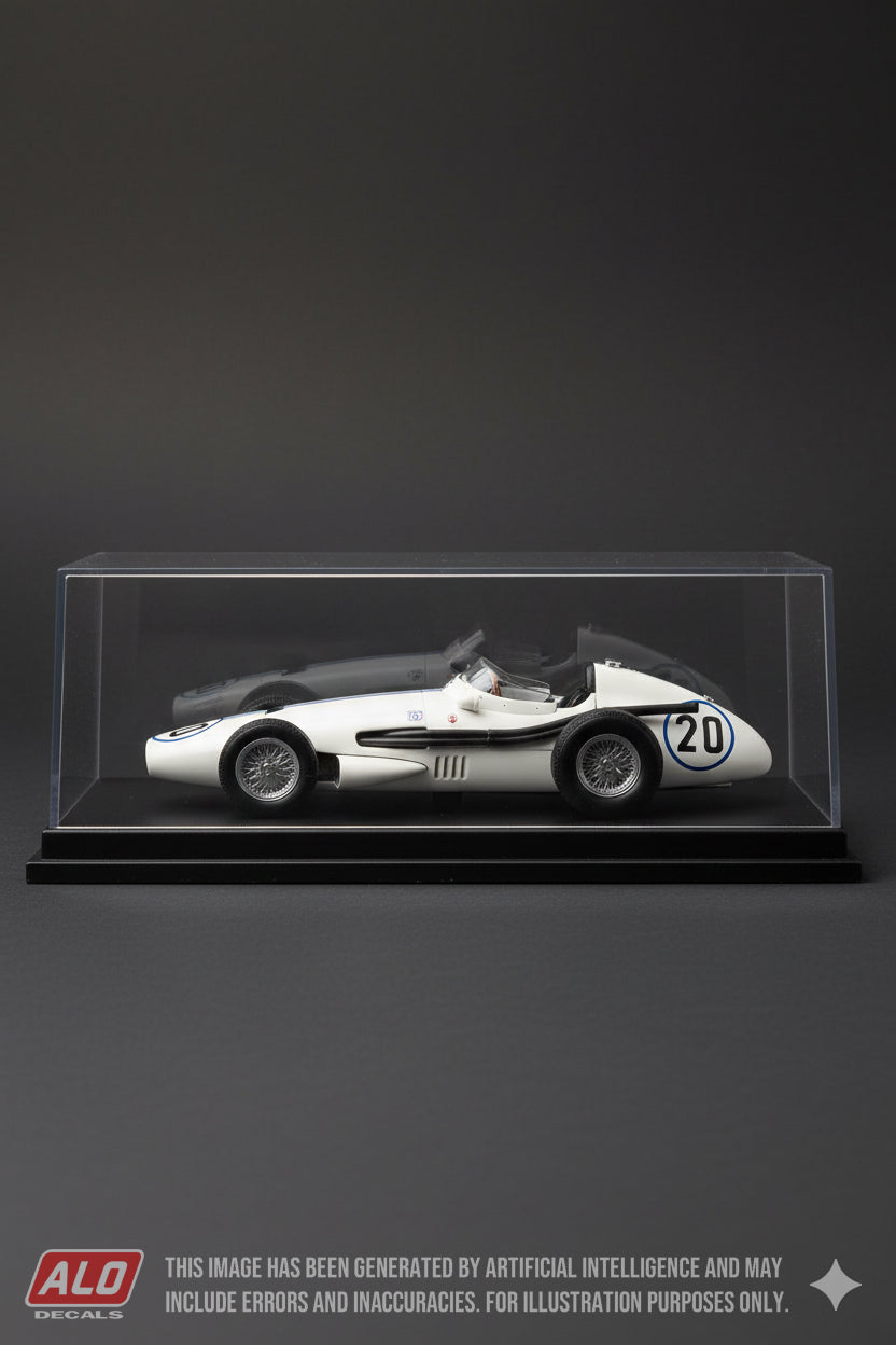 1960 UNITED STATES GP #20 MASERATI 250F BOB DRAKE 1:43 DECALS