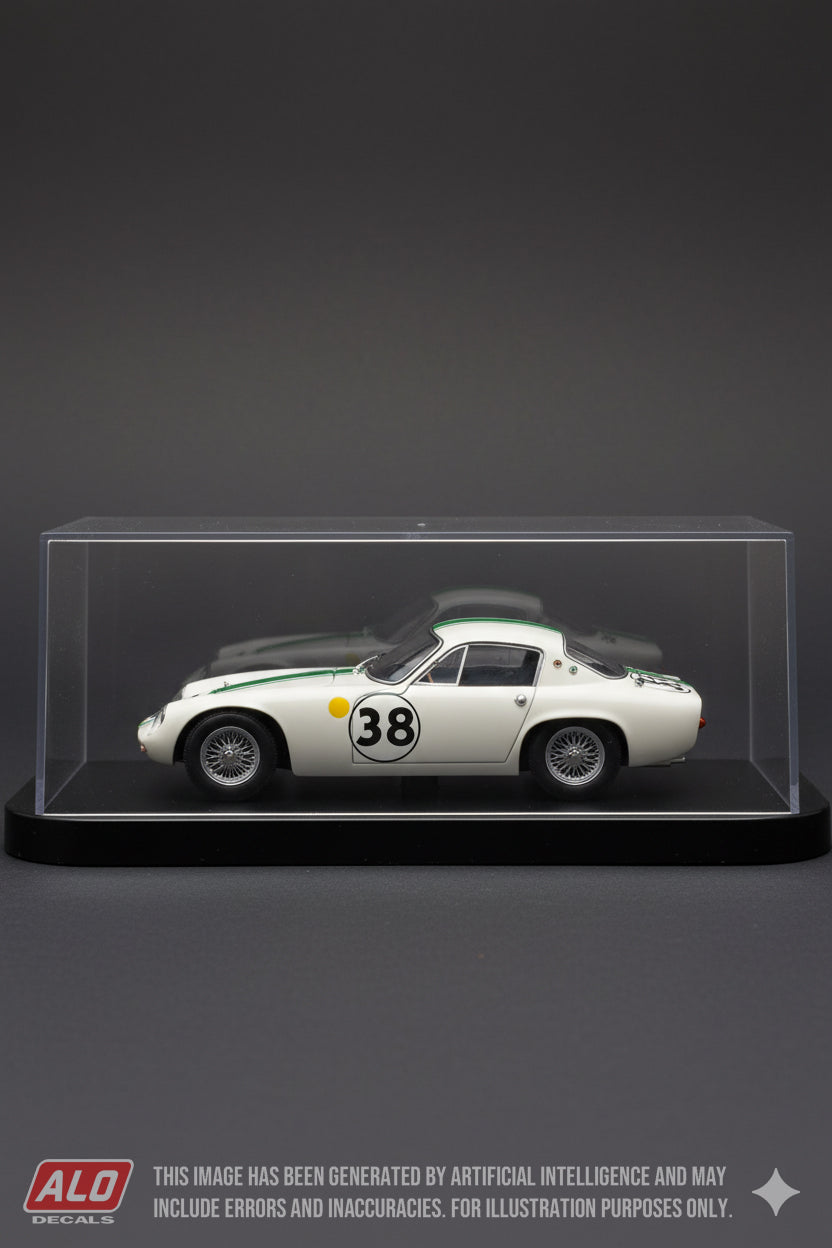 1963 LE MANS 24 HOURS #38 LOTUS ELITE FRANK GARDNER/JOHN COUNDLEY 1:43 DECALS