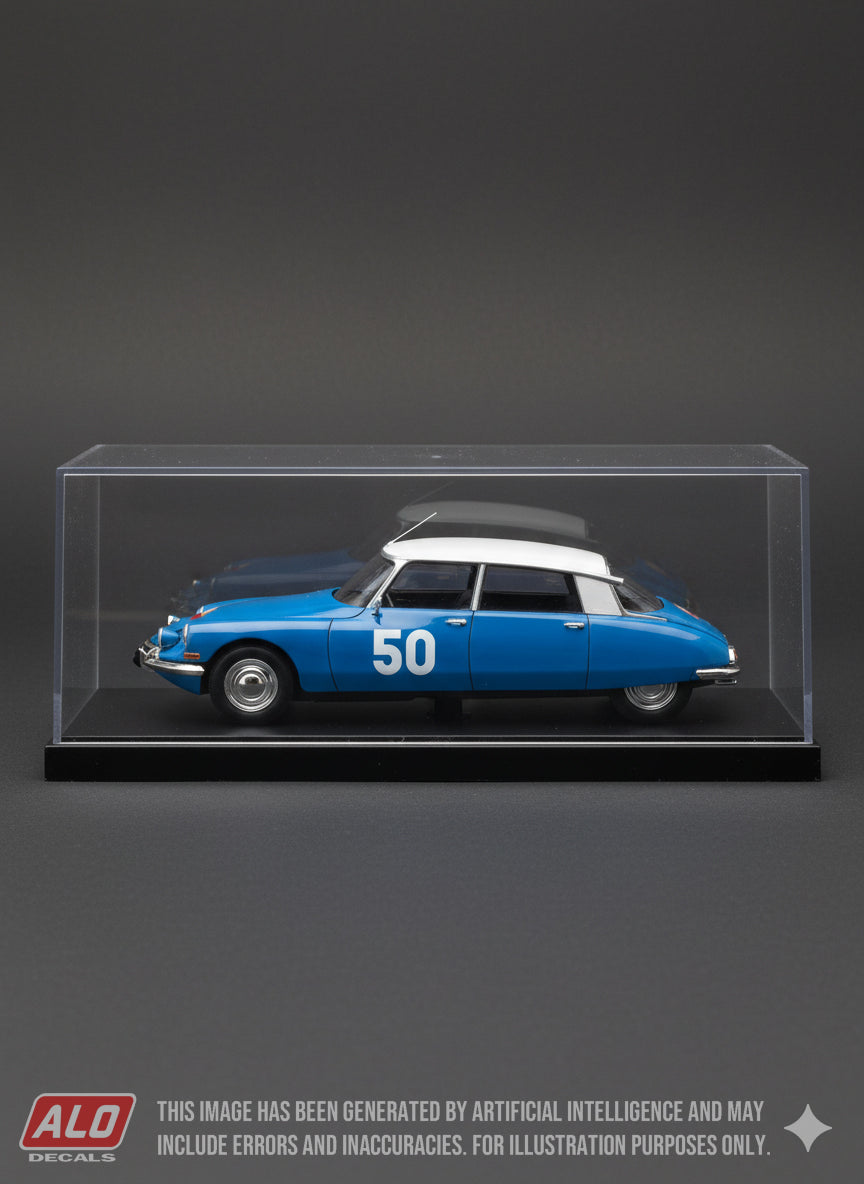 1964 HUY 12 HOURS #50 CITROËN DS LUCIEN BIANCHI 1:43 DECALS