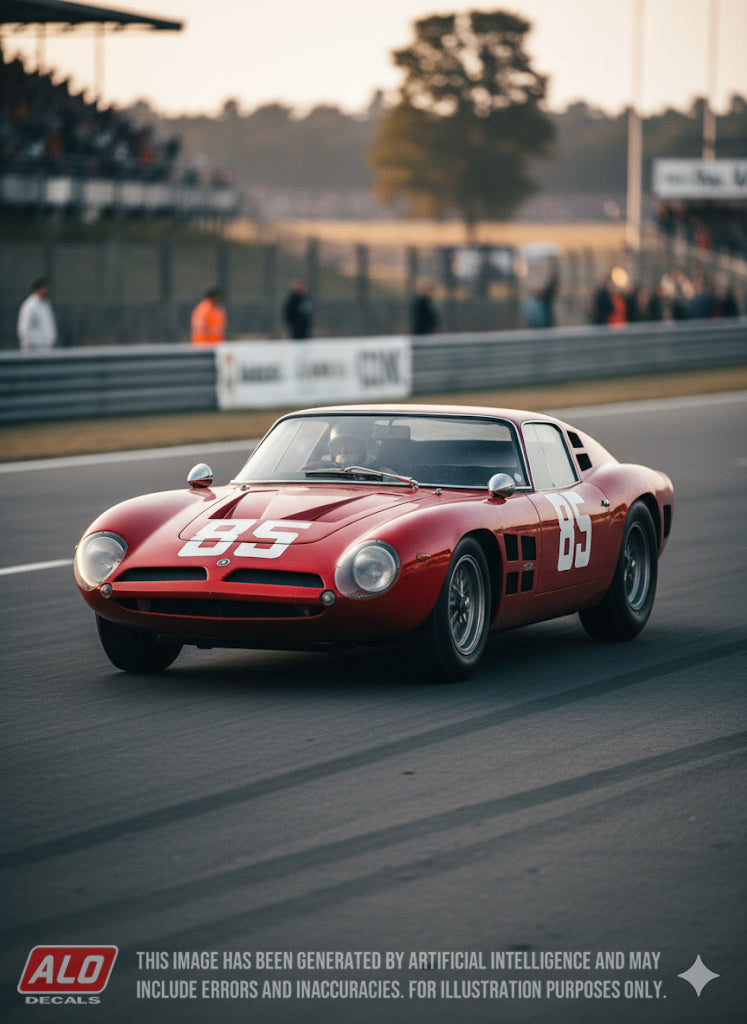 1964 LE MANS APRIL TESTS #85 ISO GRIFO PIERRE NOBLET/FERNAND TAVANO 1:43 DECALS