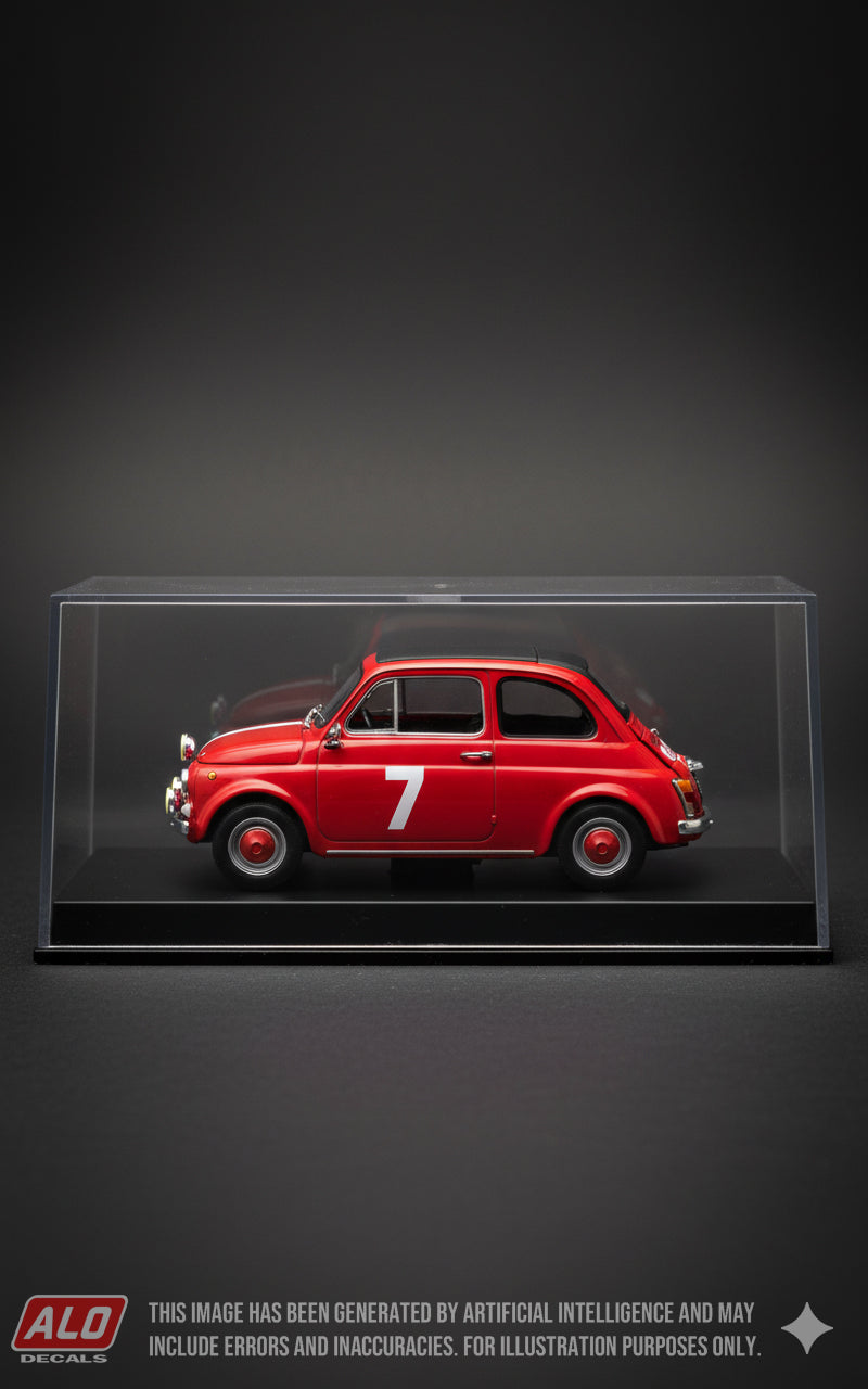 1965 MONTE CARLO RALLY #7 STEYR-PUCH 650 JOHANNES ORTNER/ALEXANDER LEGRADI 1:43 DECALS