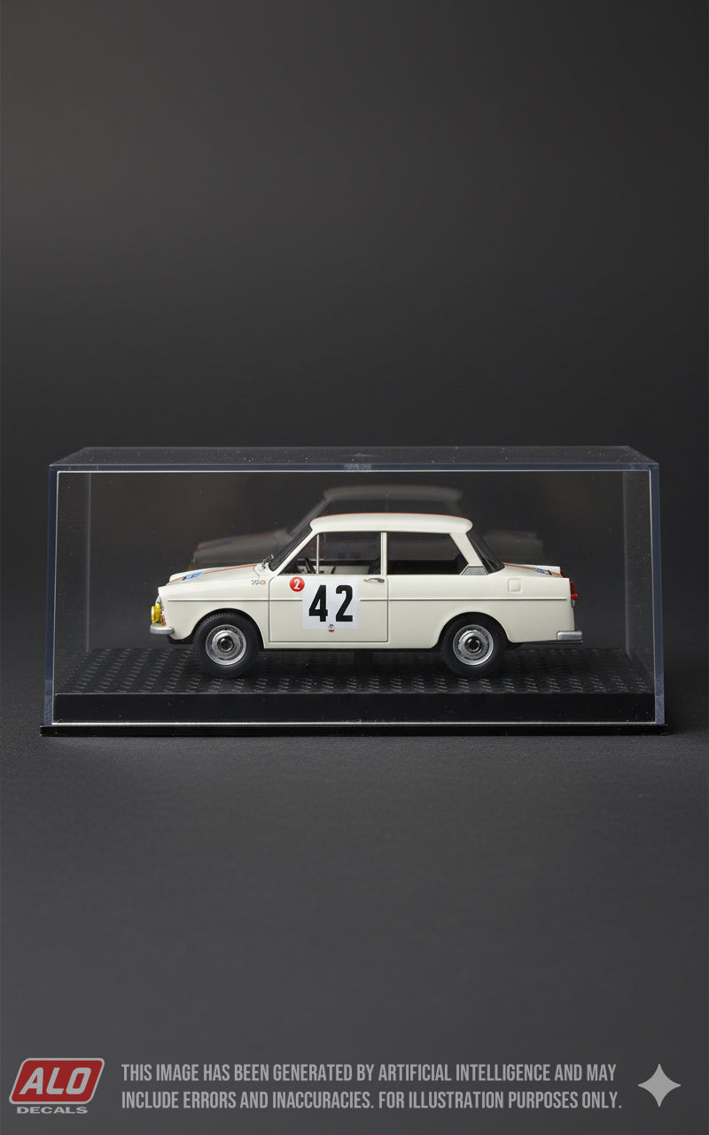 1966 COUPE DES ALPES #42 DAF 33 ROB SLOTEMAKER/FERRY VAN DER GEEST 1:43 DECALS