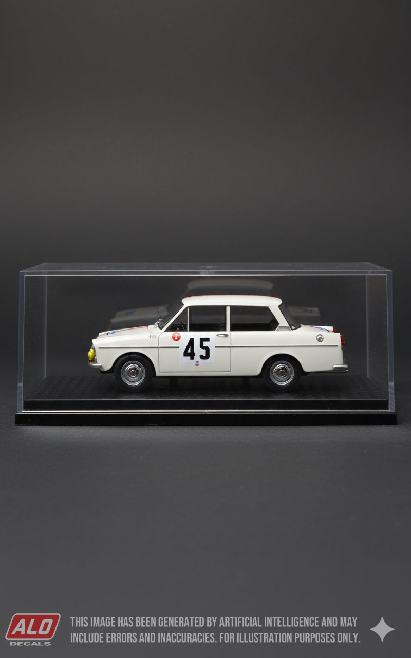1966 COUPE DES ALPES #45 DAF 33 "CHAVAN"/NICOLAS MOSBEUX 1:43 DECALS